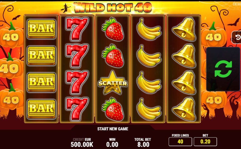 Wild Hot 40 Halloween Slot Game: A Spooky Adventure for Online Gamblers